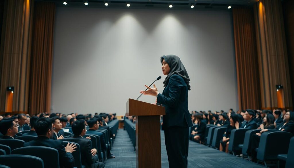 pengumuman Elisa Hastuti di konferensi internasional